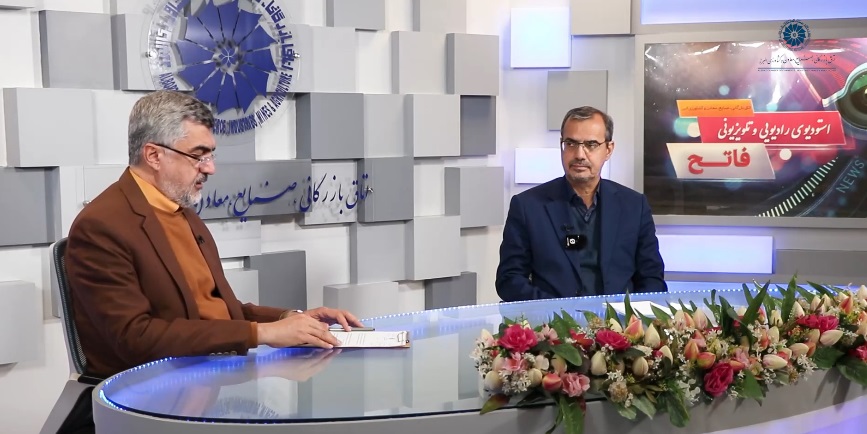مصاحبه اختصاصی آقای علی تشنه‌دل در استودیو فاتح اتاق بازرگانی البرز