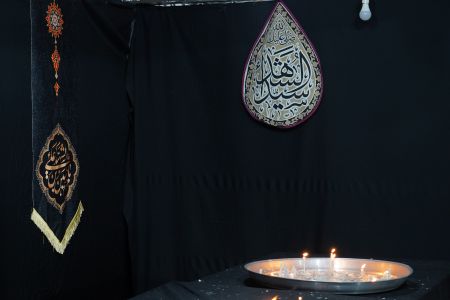 گزارش تصویری 2: برپایی موکب عزاداری هیات آل محمد صلی الله عل